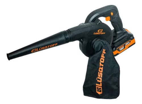 Sopladora Inalambrica Lusqtoff 2 Baterias Black Series Color Negro