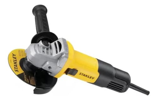 Kit Amoladora+ 10 Discos Stanley Sg7115v10b2c Corte-desbaste Color Amarillo