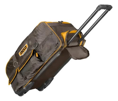 Bolso Valija Rolling Rigido 27  Porta Herramientas Ingco Marrón