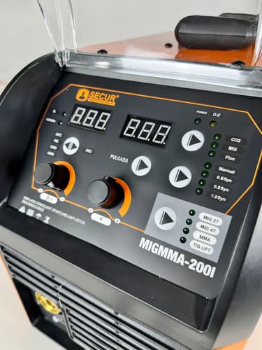 Soldadora Secur Inverter 4 En 1 220a Mig/mma Mag Color Combinado
