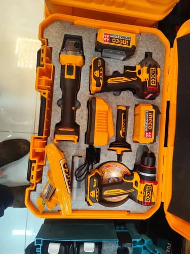 Combo Kit 3 Herramientas Batería Ingco 20v Brushless