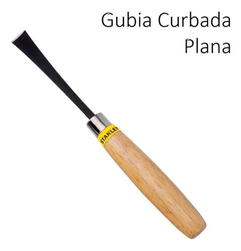 Juego 6 Gubias 6.1/2 Stanley Tallado Madera
