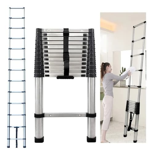 Escalera Telescópica 13 Peldaños Tipo Ii Truper 101904