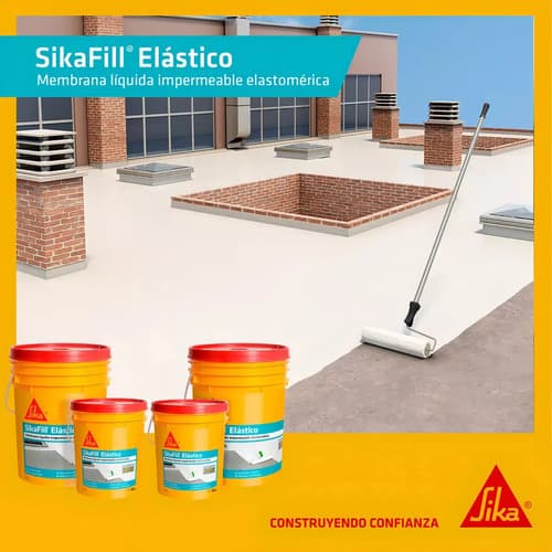 Sikafill Elastico Membrana Líquida Blanco 20 L Blanco