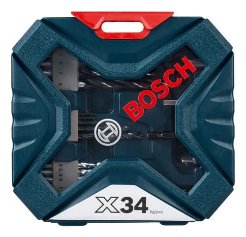 Set Bosch 34 Piezas Atornillar Y Taladrar Puntas Mechas