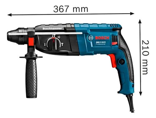 Rotomartillo Electroneumático Bosch Profissional Gbh 2-24 D Navy 50 Hz