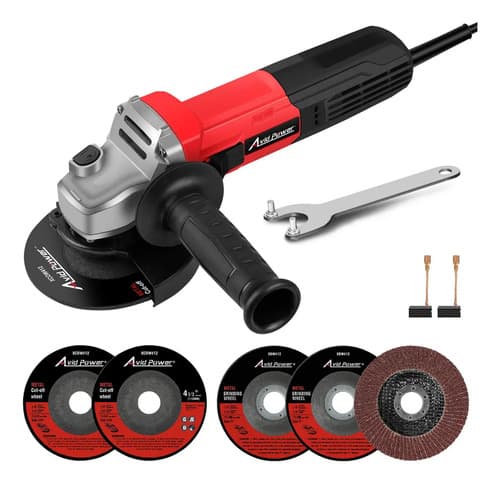 Avid Power Amoladora Angular, Amoladora Eléctrica De 7.5 A. Color Rojo