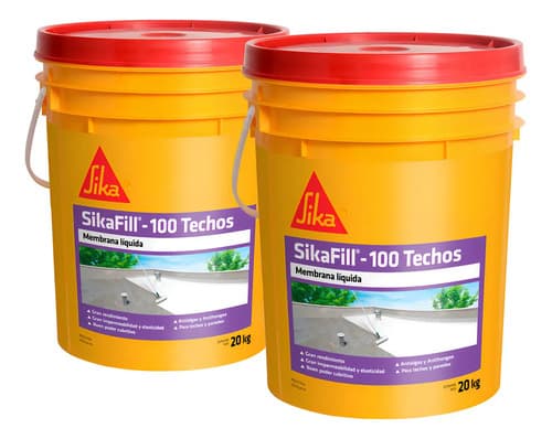 Sika Sikafill-100 Techos Membrana Líquida Blanco Satinado