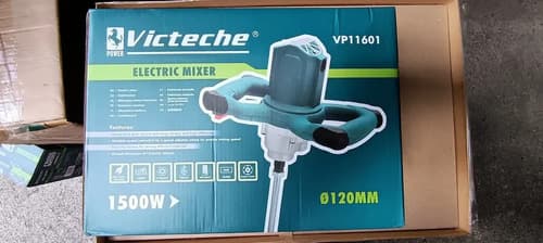 Mixer Mezclador Batidor De Pintura Eléctrico 1500w Victeche