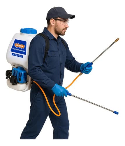 Pulverizador Fumigador Mochila 25.4cc 25l Wadfow Wkn3a25 Azul