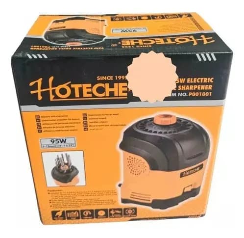 Afilador De Mechas Multiple 95w Hasta 12mm Pro Electrico Naranja Claro
