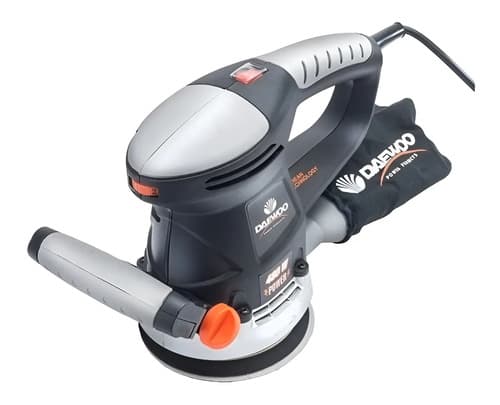 Lijadora Roto Orbital Daewoo 480w 50hz 125mm + 1 Lija Color Negro Frecuencia 50 Hz