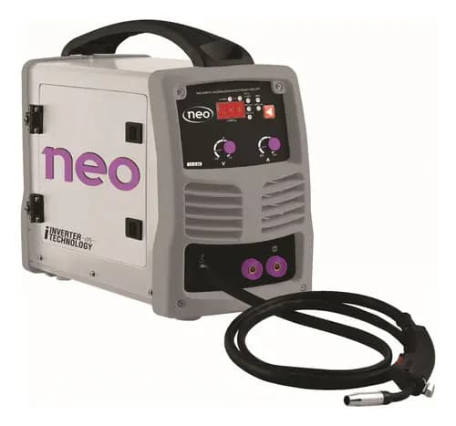 Soldadora Inverter 200a Mig-tig + Máscara Fotosensible Neo Color Gris Frecuencia 50 Hz/60 Hz