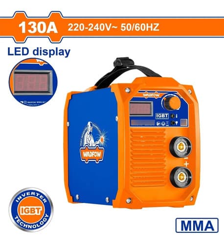 Soldadora Inverter 130amp Wadfow Wwd11301 Panel Digital Azul