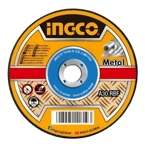 Disco De Corte Metal Inox. 4½ Ingco X 50un Mcd1211550 - Smf Color Negro