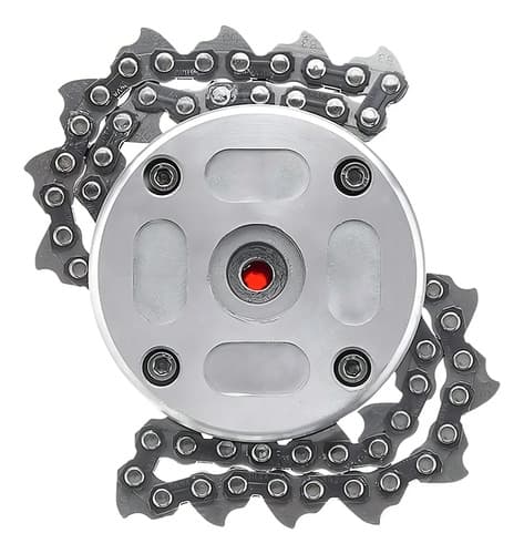 Carretel Para Desbrozadora Produ Geral Con Cadena, Rojo Negro Y Rojo