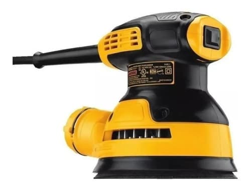 Lijadora Profesional Roto Orbital Dewalt Lixadeira Roto Orbital Dwe6421-b2 Con Sistema Velcro Amarilla 50hz/60hz 280w Amarillo 50 Hz/60 Hz