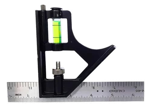 Escuadra 30cm Ajustable Con Nivel Kamasa Km-495