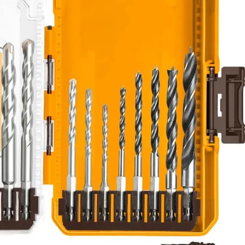 Set De 16 Mechas Para Metal, Mampostería Y Madera Ingco