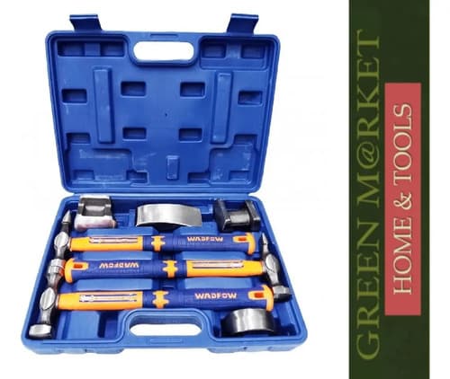 Juego De Martillos Y Aguantadores 7 Pzs Wadfow Whz1d07