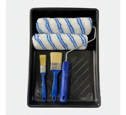 Set Juego De Rodillos Pinceles Y Bandeja Wadfow 6x Wcb3h63