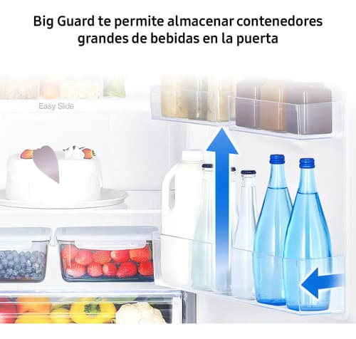 Heladera Samsung Rt29k507js8 Invert 308lts Inox S/disp Acero Inoxidable