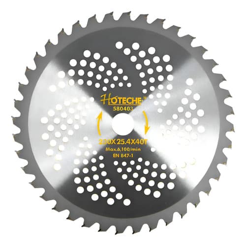 Disco Para Desmalezadora Corta Pasto Widia 230mm Hoteche Plateado