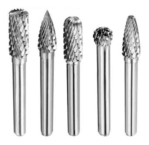 Set 5 Fresas Rotativas Carburo Tungsteno Ingco Hrrc0051