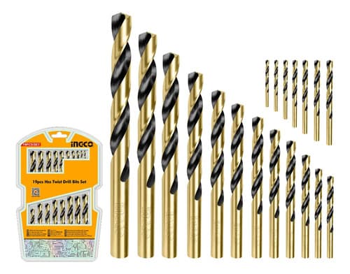 Set X 19 Mechas P Metal Ingco Akdb9190