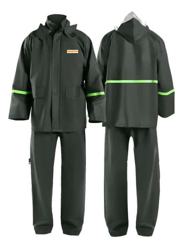 Equipo De Lluvia Campera Y Pantalon Pvc Wadfow