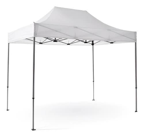 Ff Gazebo Plegable Rectangular Exterior 3x4,5 Mt Impermeable Color Blanco