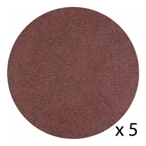 Lijas Disco 4 1/2 5pcs Grano 120 Con Velcro /hnt 120