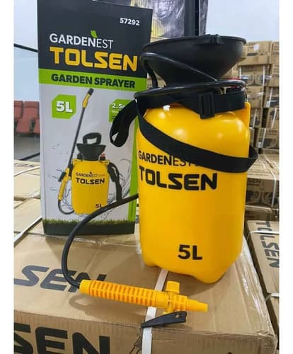 Pulverizador Fumigador A Presion 5 Litros Tolsen 57292 Amarillo