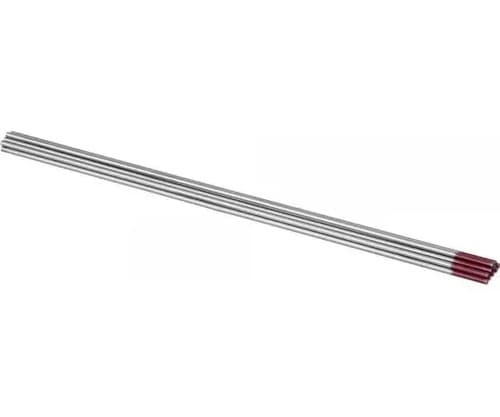 Varilla Para Soldar Vonder De Tungsteno, Punta Roja, 3.2 Mm (pack De 5 Unidades) Rojo