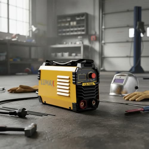 Soldadora Inverter Lumax Zgs-620160a Color Amarillo