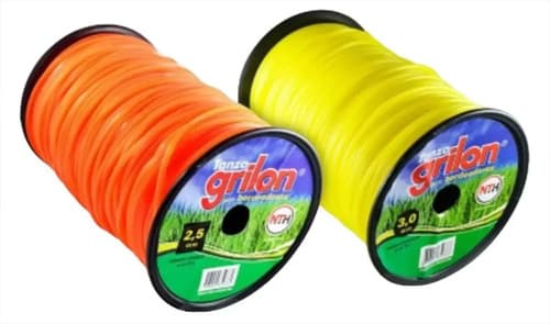 Tanza Grilon Cuadrada De 2 Mm X 230 M Para Bordeadoras Naranja