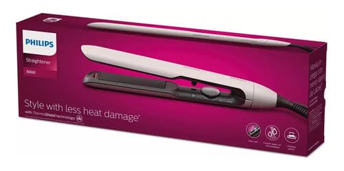 Planchita De Pelo Philips 5000 Series Bhs515/00 Blanca
