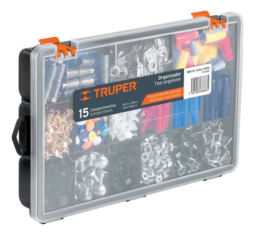 Organizador 11 Pulgadas 15 Compartimentos Truper 19896