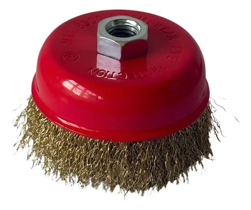 Cepillo De Alambre Tipo Copa Para Amoladora, De 100 Mm