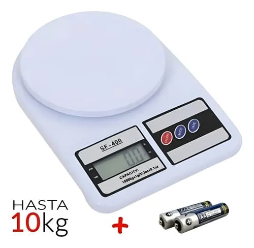 Balanza De Cocina Digital Genérica Sf-400 Blanca Blanco