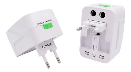 Adaptador De Enchufe Americano Universal Europeo Corriente