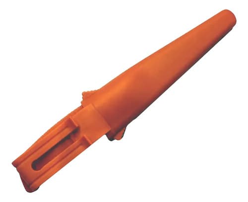 Cuchillo Flotante Lusqtoff Hoja 10cm Pesca Funda Pvc Rígida Color Naranja