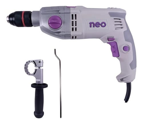 Taladro Percutor 1100 W 13 Mm Neo Tp1013/3/220 2v Color Gris Frecuencia 50hz 50 Hz