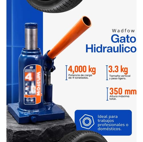 Gato Hidraulico 4 Ton Wadfow
