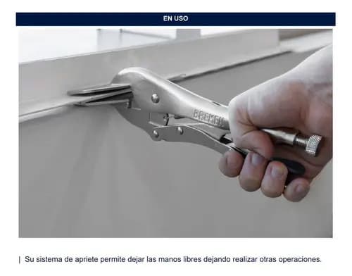 Pinza Fuerza Chapista Boca Ancha Bremen 10 PuLG 7806 Dgm