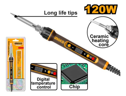 Soldador Estaño Lapiz 120w Ingco Si01610