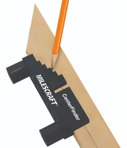 Milescraft Centerfinder Guía Centrador Carpintería Negro 8458 20 Cm