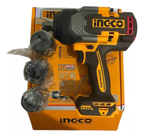 Llave De Impacto 1350nm Ingco  3/4  20v Sin Baterias Amarillo