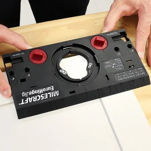 Plantilla De Bisagras Ocultas Eurohinge Jig Milescraft