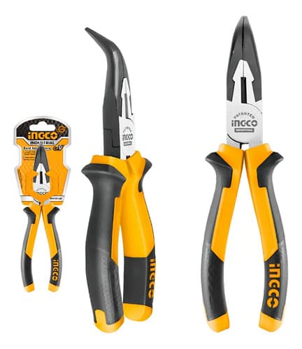 Pinza Alicate Punta Doblada Ingco 6'' Hbnp28168